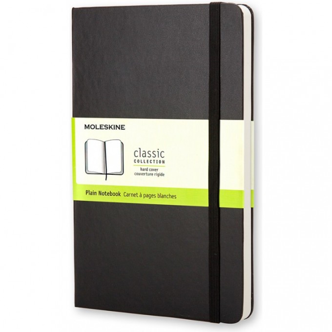 Блокнот MOLESKINE CLASSIC POCKET, нелинованный, черный QP012 Блокнот MOLESKINE CLASSIC POCKET, нелинованный, черный QP012