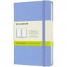 Блокнот MOLESKINE CLASSIC POCKET нелинованный, голубая гортензия QP012B42
