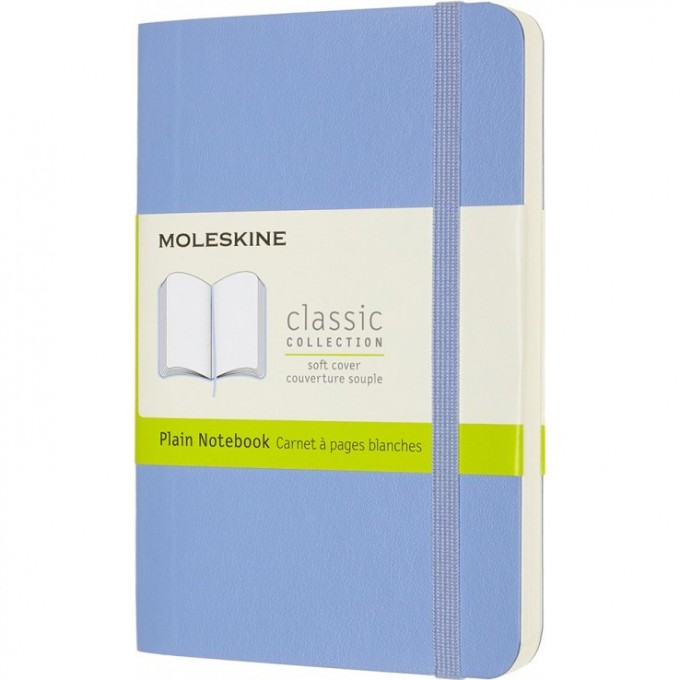 Блокнот MOLESKINE CLASSIC POCKET нелинованный, голубая гортензия QP613B42 Блокнот MOLESKINE CLASSIC POCKET нелинованный, голубая гортензия QP613B42