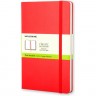 Блокнот MOLESKINE CLASSIC POCKET, нелинованный, красный QP012R