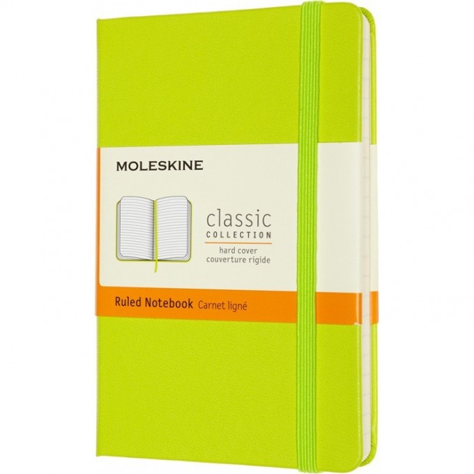 Блокнот MOLESKINE CLASSIC POCKET нелинованный, лаймовый MM710C2 Блокнот MOLESKINE CLASSIC POCKET нелинованный, лаймовый MM710C2
