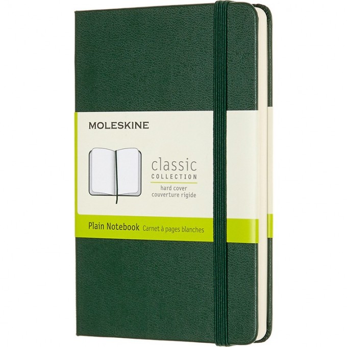 Блокнот MOLESKINE CLASSIC POCKET, нелинованный, зеленый QP012K15 Блокнот MOLESKINE CLASSIC POCKET, нелинованный, зеленый QP012K15