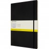 Блокнот MOLESKINE CLASSIC SOFT A4, клетка, черный QP642