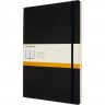 Блокнот MOLESKINE CLASSIC SOFT A4, линейка, черный QP641