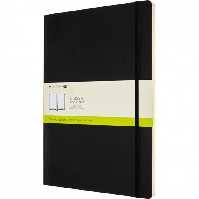Блокнот MOLESKINE CLASSIC SOFT A4, нелинованный, черный QP643 Блокнот MOLESKINE CLASSIC SOFT A4, нелинованный, черный QP643