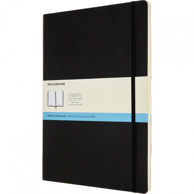Блокнот MOLESKINE CLASSIC SOFT A4, пунктир, черный QP644 Блокнот MOLESKINE CLASSIC SOFT A4, пунктир, черный QP644