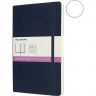 Блокнот MOLESKINE CLASSIC SOFT DOUBLE LARGE 130х210мм, синий NB313SB20