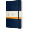 Блокнот MOLESKINE CLASSIC SOFT EXPANDED LARGE линейка, синий сапфир QP616EXPB20