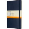 Блокнот MOLESKINE CLASSIC SOFT LARGE, линейка, синий сапфир