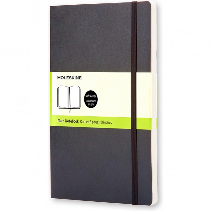 Блокнот MOLESKINE CLASSIC SOFT LARGE, нелинованный, черный QP618 Блокнот MOLESKINE CLASSIC SOFT LARGE, нелинованный, черный QP618