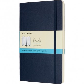 Блокнот MOLESKINE CLASSIC SOFT LARGE, пунктир, синий сапфир Блокнот MOLESKINE CLASSIC SOFT LARGE, пунктир, синий сапфир