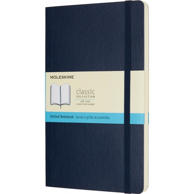 Блокнот MOLESKINE CLASSIC SOFT LARGE, пунктир, синий сапфир QP619B20 Блокнот MOLESKINE CLASSIC SOFT LARGE, пунктир, синий сапфир QP619B20