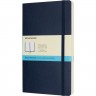 Блокнот MOLESKINE CLASSIC SOFT LARGE, пунктир, синий сапфир QP619B20