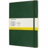 Блокнот MOLESKINE CLASSIC SOFT XLARGE, клетка, зеленый QP622K15