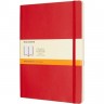 Блокнот MOLESKINE CLASSIC SOFT XLARGE, линейка, красный QP621F2