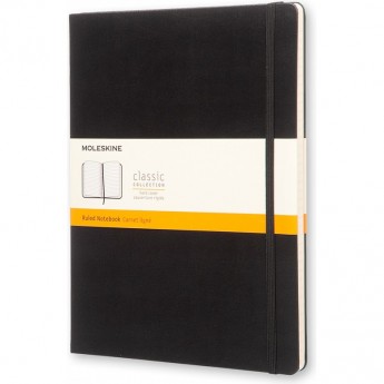 Блокнот MOLESKINE CLASSIC XLARGE, линейка, черный