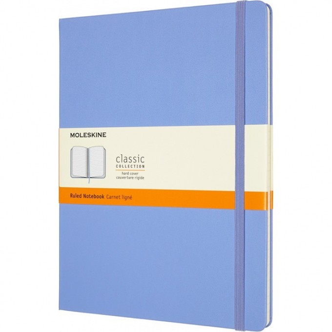 Блокнот MOLESKINE CLASSIC XLARGE линейка, голубая гортензия QP090B42 Блокнот MOLESKINE CLASSIC XLARGE линейка, голубая гортензия QP090B42
