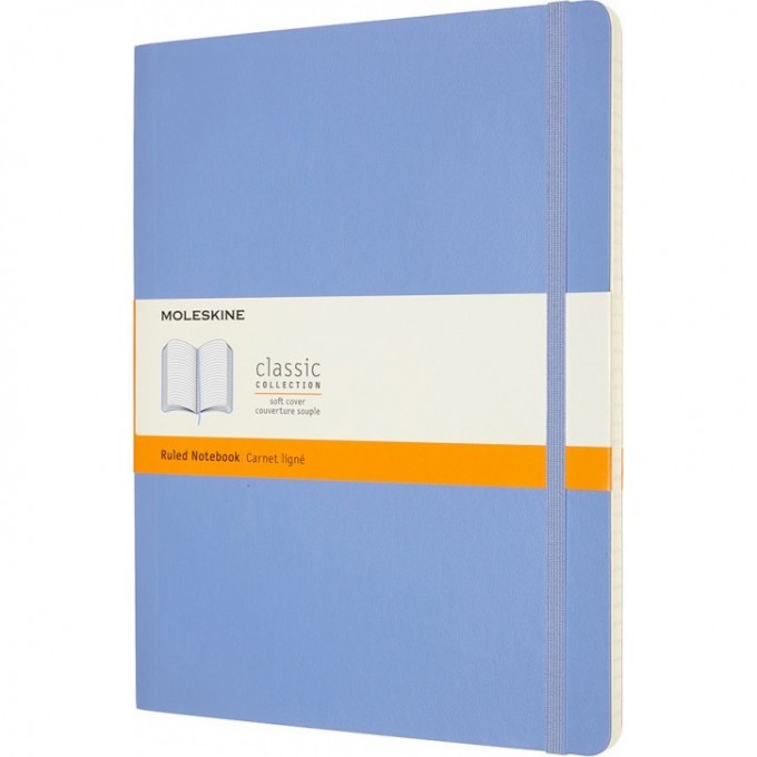 Блокнот MOLESKINE CLASSIC XLARGE линейка, голубая гортензия QP621B42 Блокнот MOLESKINE CLASSIC XLARGE линейка, голубая гортензия QP621B42