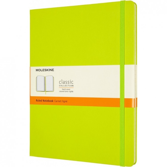 Блокнот MOLESKINE CLASSIC XLARGE линейка, лаймовый QP090C2 Блокнот MOLESKINE CLASSIC XLARGE линейка, лаймовый QP090C2