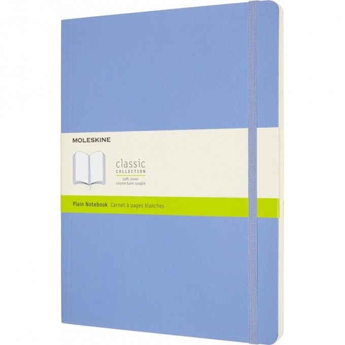 Блокнот MOLESKINE CLASSIC XLARGE нелинованный, голубая гортензия QP623B42 Блокнот MOLESKINE CLASSIC XLARGE нелинованный, голубая гортензия QP623B42