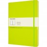 Блокнот MOLESKINE CLASSIC XLARGE нелинованный, лаймовый QP092C2