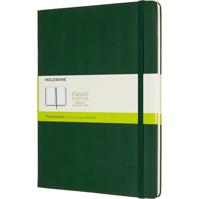 Блокнот MOLESKINE CLASSIC XLARGE, нелинованный, зеленый QP092K15 Блокнот MOLESKINE CLASSIC XLARGE, нелинованный, зеленый QP092K15
