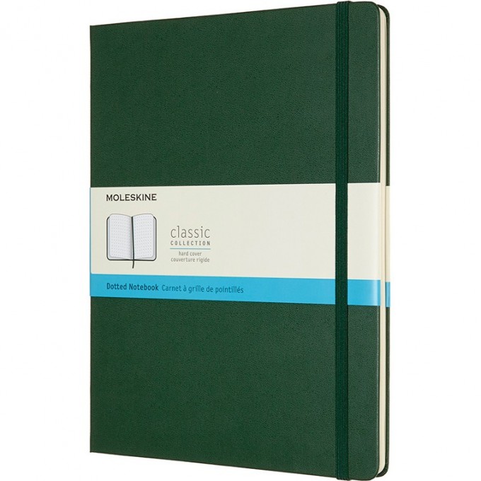 Блокнот MOLESKINE CLASSIC XLARGE, пунктир, зеленый QP093K15 Блокнот MOLESKINE CLASSIC XLARGE, пунктир, зеленый QP093K15
