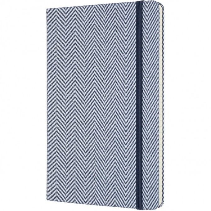 Блокнот MOLESKINE LE BLEND HARRINGBONE LARGE пунктир, синий LCBD06QP066D Блокнот MOLESKINE LE BLEND HARRINGBONE LARGE пунктир, синий LCBD06QP066D