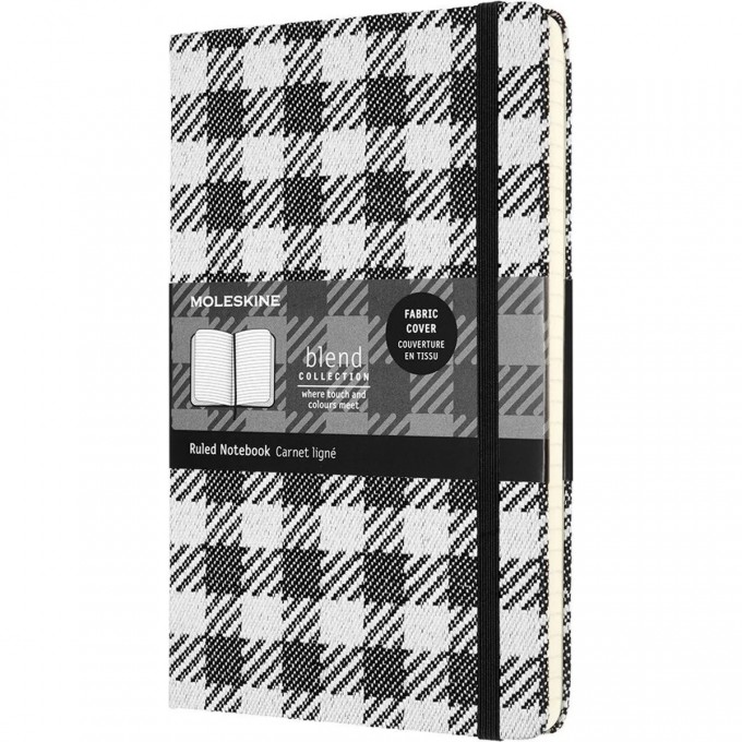 Блокнот MOLESKINE LE BLEND LARGE линейка, белый/черный LCBD07QP060A Блокнот MOLESKINE LE BLEND LARGE линейка, белый/черный LCBD07QP060A