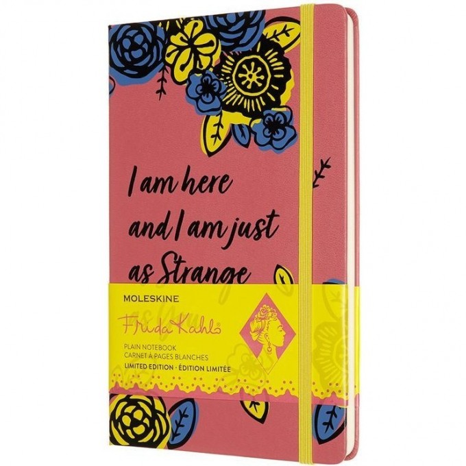 Блокнот MOLESKINE LE FRIDA KAHLO LARGE розовый LEFKQP062 Блокнот MOLESKINE LE FRIDA KAHLO LARGE розовый LEFKQP062