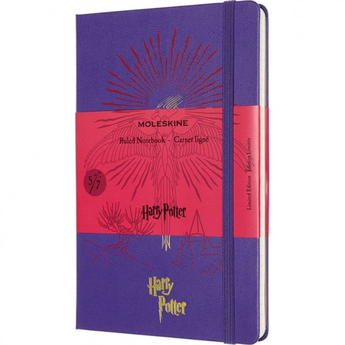 Блокнот MOLESKINE LE HARRY POTTER LARGE линейка, блестящий фиолетовый LEHP02QP060E Блокнот MOLESKINE LE HARRY POTTER LARGE линейка, блестящий фиолетовый LEHP02QP060E