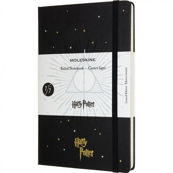 Блокнот MOLESKINE LE HARRY POTTER LARGE линейка, черный LEHP02QP060G Блокнот MOLESKINE LE HARRY POTTER LARGE линейка, черный LEHP02QP060G
