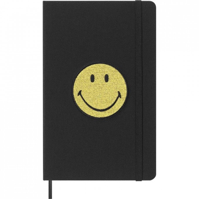 Блокнот MOLESKINE LE SMILEY LARGE 130х210мм черный LESMILEYNTBK Блокнот MOLESKINE LE SMILEY LARGE 130х210мм черный LESMILEYNTBK