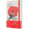 Блокнот MOLESKINE LE WIZARD OF OZ LARGE линейка, белый Poppy Field LEWOZQP060PF