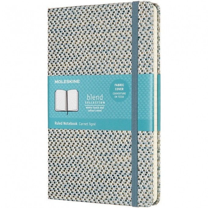 Блокнот MOLESKINE LIMITED EDITION BLEND 19 LARGE, линейка, синий/бежевый LCBD04QP060B Блокнот MOLESKINE LIMITED EDITION BLEND 19 LARGE, линейка, синий/бежевый LCBD04QP060B