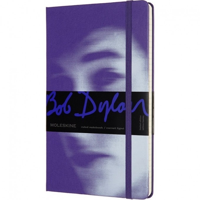 Блокнот MOLESKINE LIMITED EDITION BOB DYLON LARGE, линейка, фиолетовый LEBDQP060B Блокнот MOLESKINE LIMITED EDITION BOB DYLON LARGE, линейка, фиолетовый LEBDQP060B