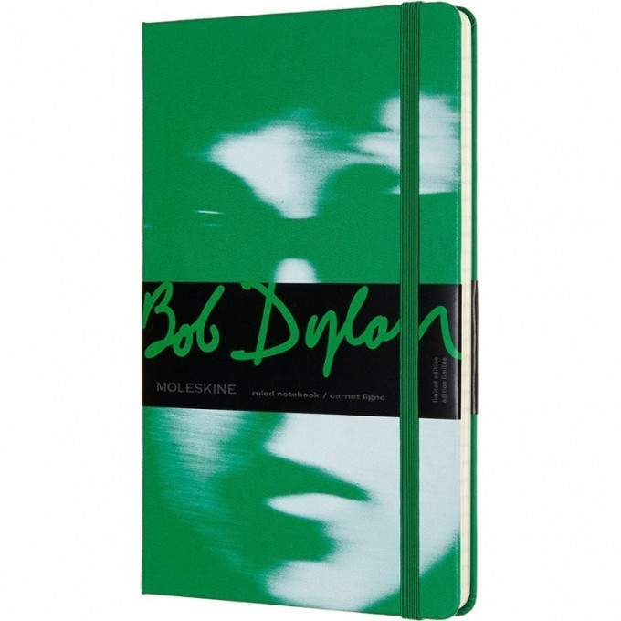 Блокнот MOLESKINE LIMITED EDITION BOB DYLON LARGE, линейка, зеленый LEBDQP060A Блокнот MOLESKINE LIMITED EDITION BOB DYLON LARGE, линейка, зеленый LEBDQP060A