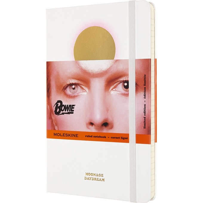 Блокнот MOLESKINE LIMITED EDITION DAVID BOWIE LARGE, линейка, белый LEDBQP060A Блокнот MOLESKINE LIMITED EDITION DAVID BOWIE LARGE, линейка, белый LEDBQP060A