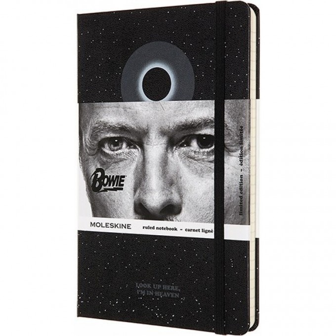 Блокнот MOLESKINE LIMITED EDITION DAVID BOWIE LARGE, линейка, черный LEDBQP060B Блокнот MOLESKINE LIMITED EDITION DAVID BOWIE LARGE, линейка, черный LEDBQP060B