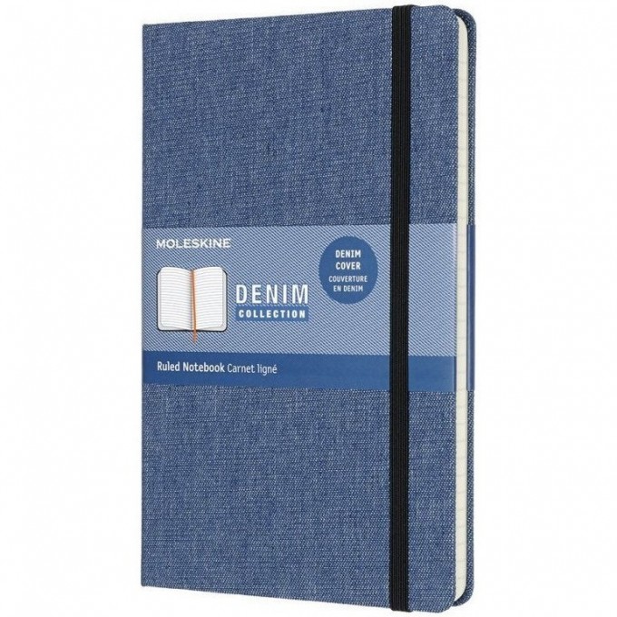Блокнот MOLESKINE LIMITED EDITION DENIM LARGE , линейка, синий Antwerp blue LCDNB2QP060 Блокнот MOLESKINE LIMITED EDITION DENIM LARGE , линейка, синий Antwerp blue LCDNB2QP060