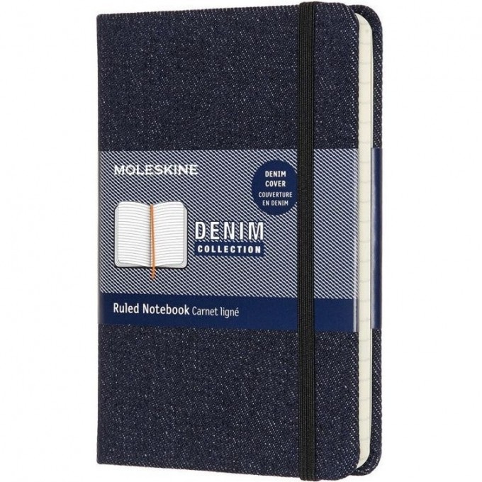 Блокнот MOLESKINE LIMITED EDITION DENIM LARGE , линейка, темно-синий Prussian blue LCDNB1MM710 Блокнот MOLESKINE LIMITED EDITION DENIM LARGE , линейка, темно-синий Prussian blue LCDNB1MM710