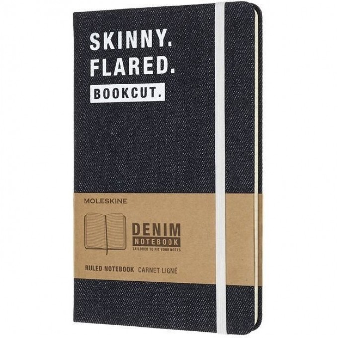 Блокнот MOLESKINE LIMITED EDITION DENIM NOTEBOOKS LARGE, линейка, Skinny LCDNQP060S Блокнот MOLESKINE LIMITED EDITION DENIM NOTEBOOKS LARGE, линейка, Skinny LCDNQP060S