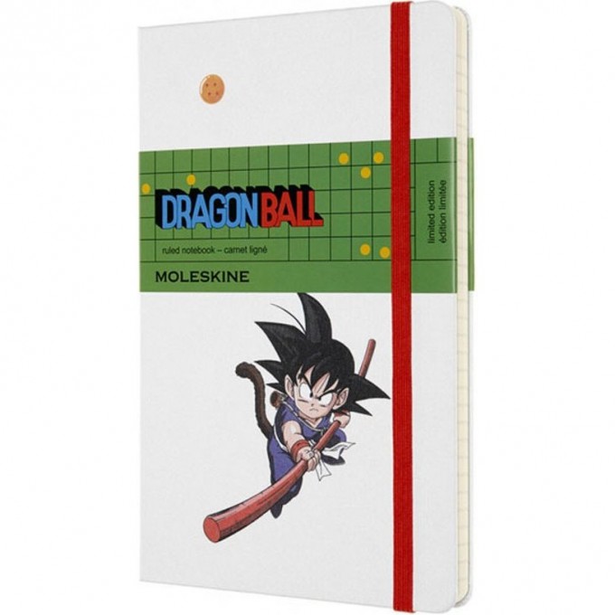 Блокнот MOLESKINE LIMITED EDITION DRAGONBALL LARGE, линейка, белый Goku LEDGQP060A Блокнот MOLESKINE LIMITED EDITION DRAGONBALL LARGE, линейка, белый Goku LEDGQP060A