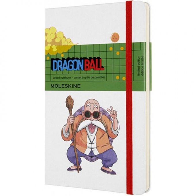 Блокнот MOLESKINE LIMITED EDITION DRAGONBALL LARGE, линейка, белый Master Roshi LEDGQP066B Блокнот MOLESKINE LIMITED EDITION DRAGONBALL LARGE, линейка, белый Master Roshi LEDGQP066B