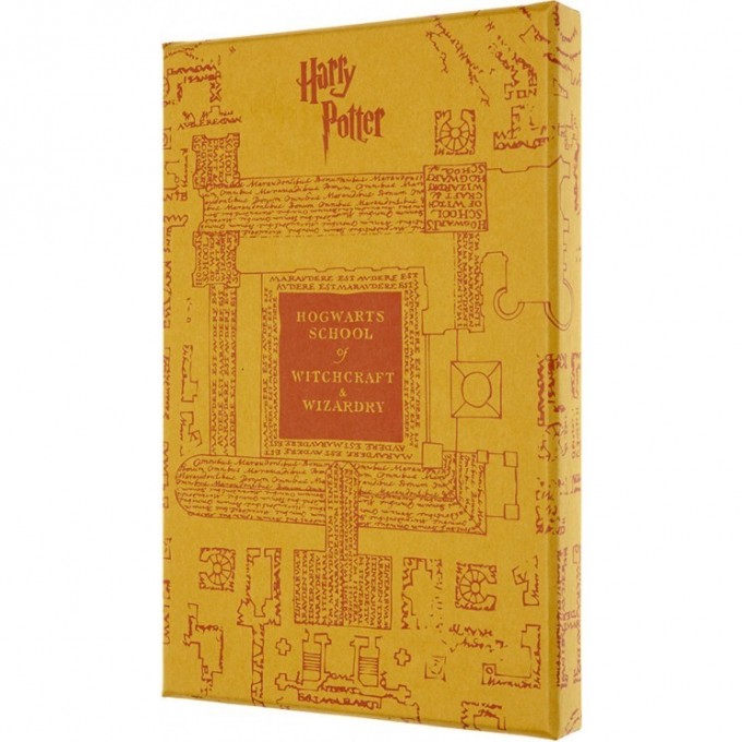 Блокнот MOLESKINE LIMITED EDITION HARRY POTTER линейка, желтый Dots LEHP02QP060CLT