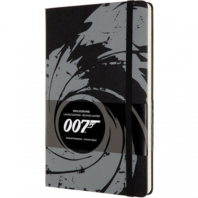 Блокнот MOLESKINE LIMITED EDITION JAMES BOND LARGE, линейка, черный LEJB02QP060A Блокнот MOLESKINE LIMITED EDITION JAMES BOND LARGE, линейка, черный LEJB02QP060A