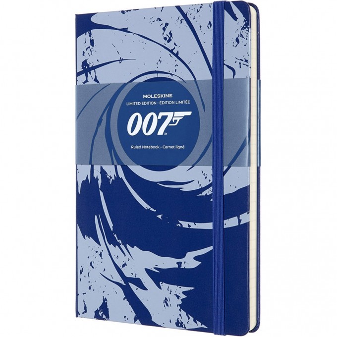 Блокнот MOLESKINE LIMITED EDITION JAMES BOND LARGE, линейка, синий LEJB02QP060B Блокнот MOLESKINE LIMITED EDITION JAMES BOND LARGE, линейка, синий LEJB02QP060B