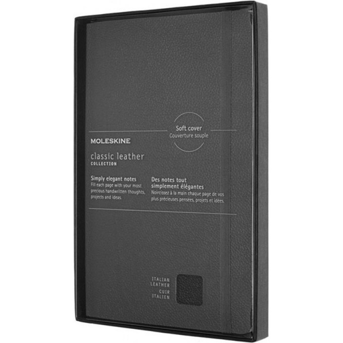 Блокнот MOLESKINE LIMITED EDITION LEATHER LARGE, линейка, черный LCLH31SBKBOX Блокнот MOLESKINE LIMITED EDITION LEATHER LARGE, линейка, черный LCLH31SBKBOX