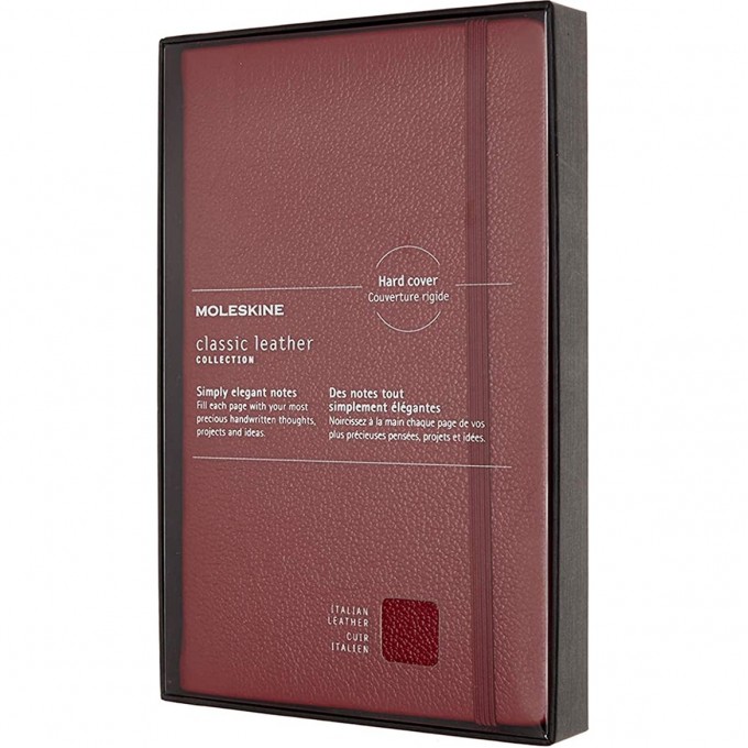 Блокнот MOLESKINE LIMITED EDITION LEATHER LARGE, линейка, красный LCLH31SF1BOX Блокнот MOLESKINE LIMITED EDITION LEATHER LARGE, линейка, красный LCLH31SF1BOX