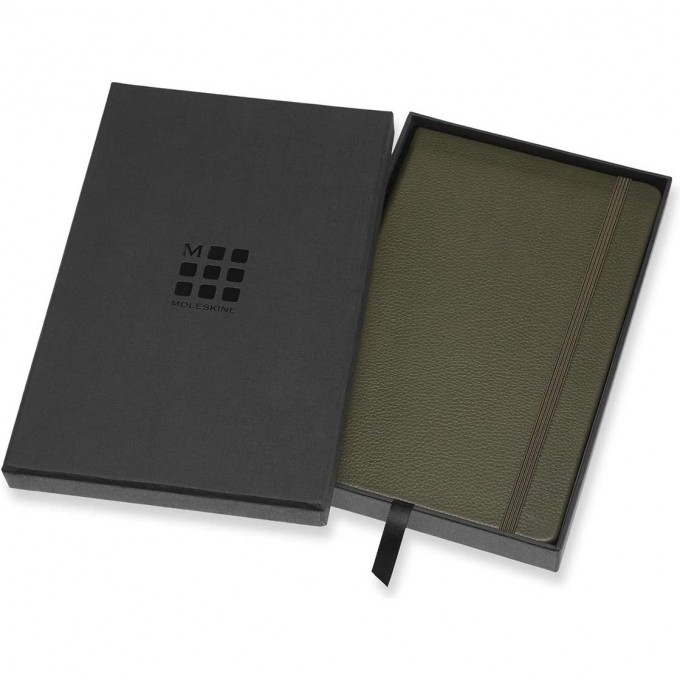 Блокнот MOLESKINE LIMITED EDITION LEATHER LARGE, линейка, темно-зеленый LCLH31K6BOX Блокнот MOLESKINE LIMITED EDITION LEATHER LARGE, линейка, темно-зеленый LCLH31K6BOX